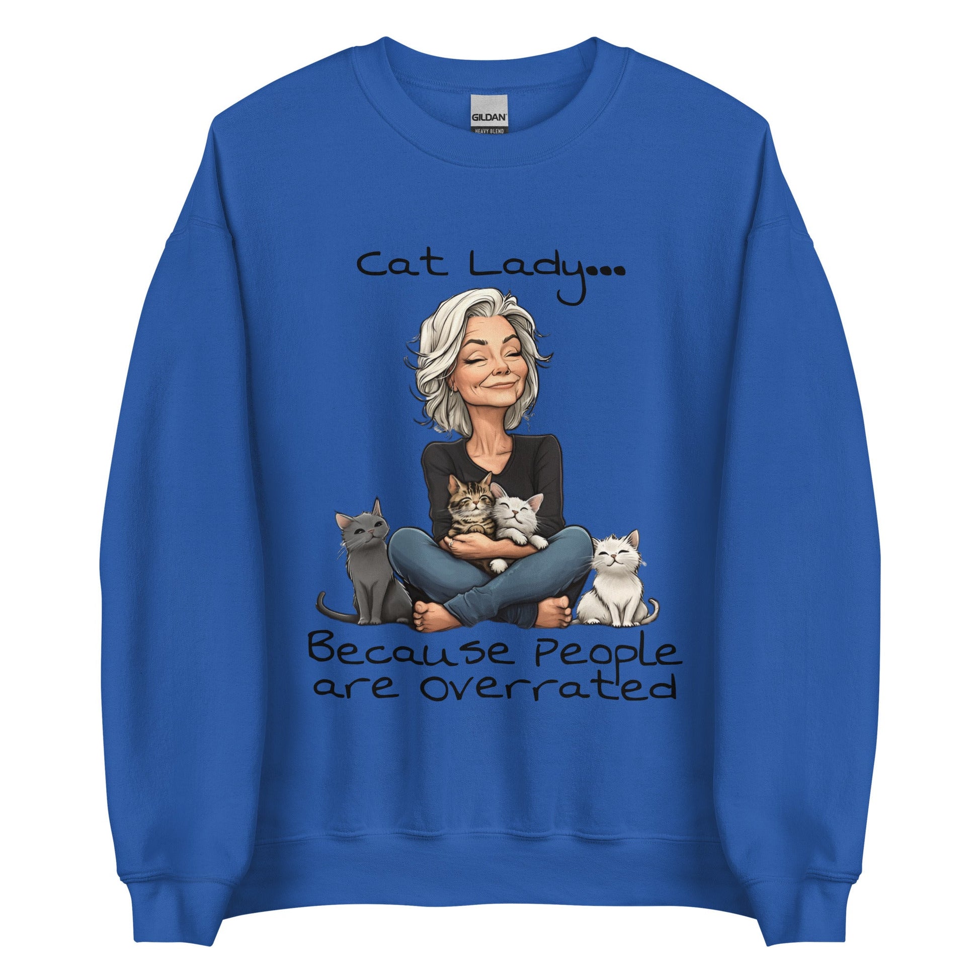 Cat Lady Women's Sweatshirt - Ruppy's Creations