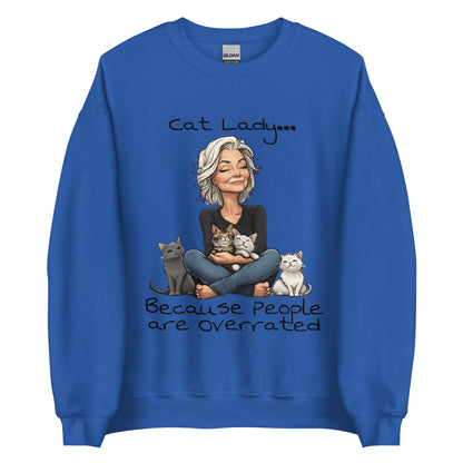 Cat Lady Women's Sweatshirt - Ruppy's Creations