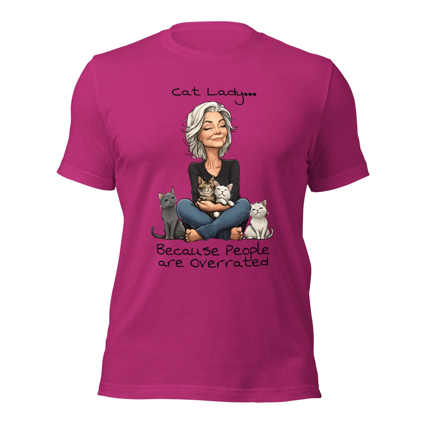 Cat Lady Women's t-shirt - Ruppy's Creations