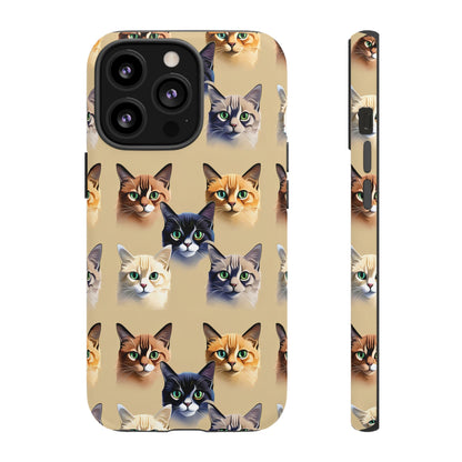 Cat Lovers Tough Cell Phone Case - Ruppy's Creations