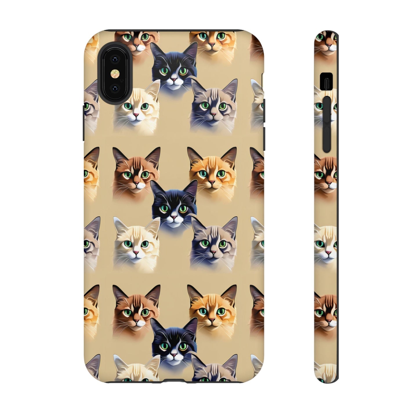 Cat Lovers Tough Cell Phone Case - Ruppy's Creations