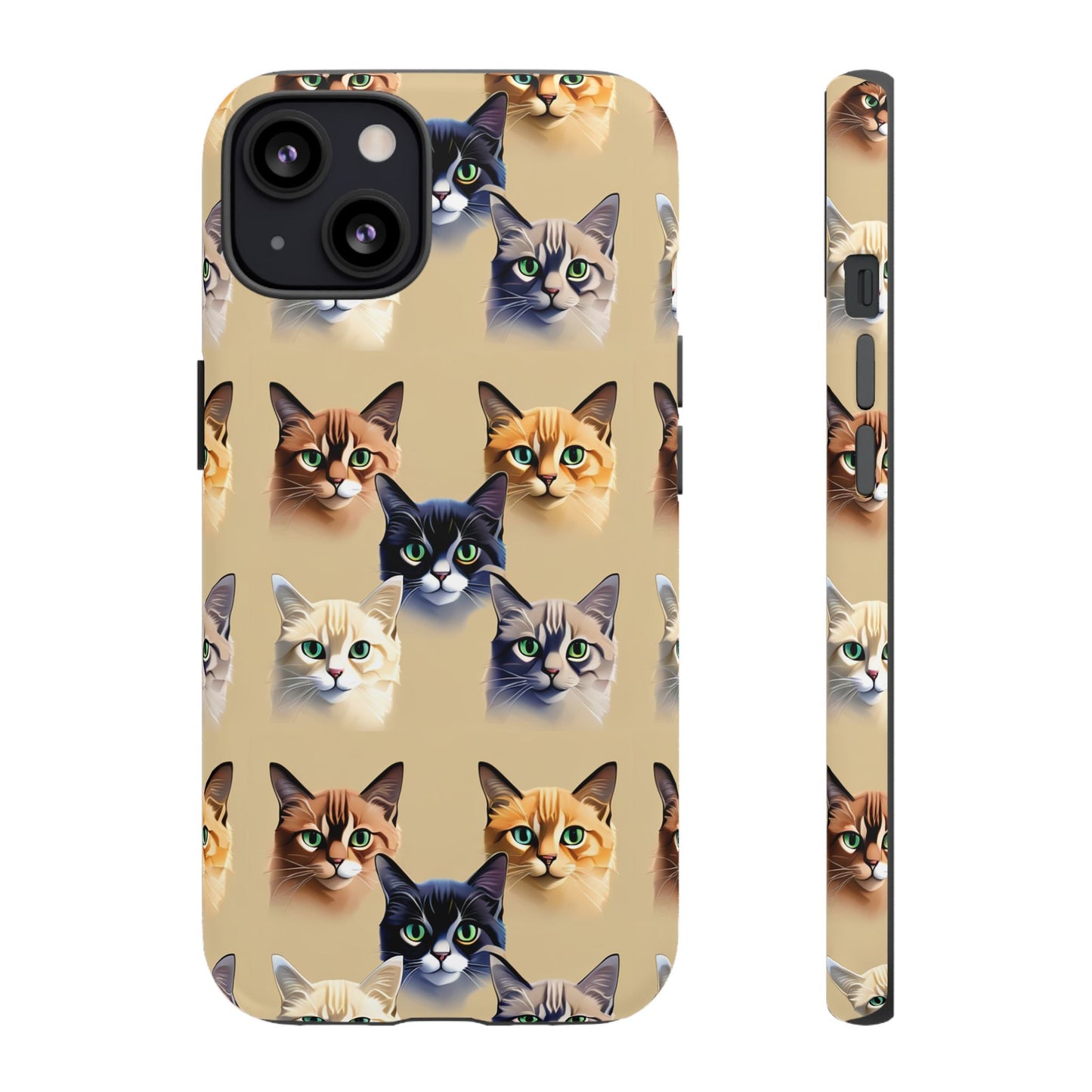 Cat Lovers Tough Cell Phone Case - Ruppy's Creations