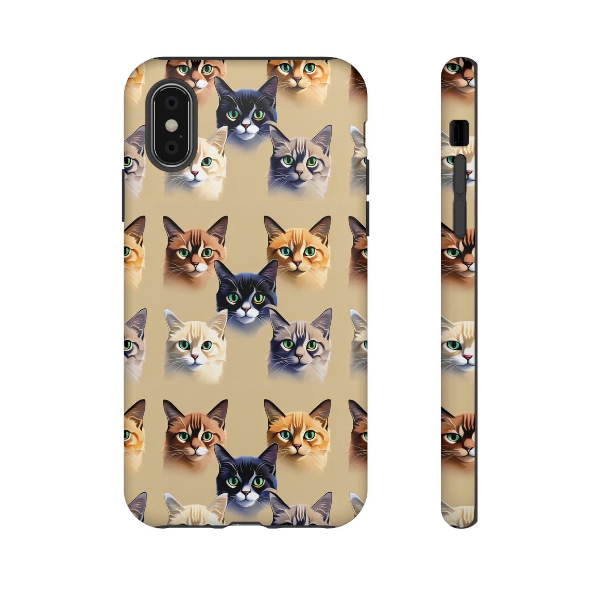 Cat Lovers Tough Cell Phone Case - Ruppy's Creations