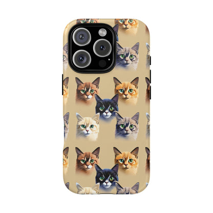 Cat Lovers Tough Cell Phone Case - Ruppy's Creations