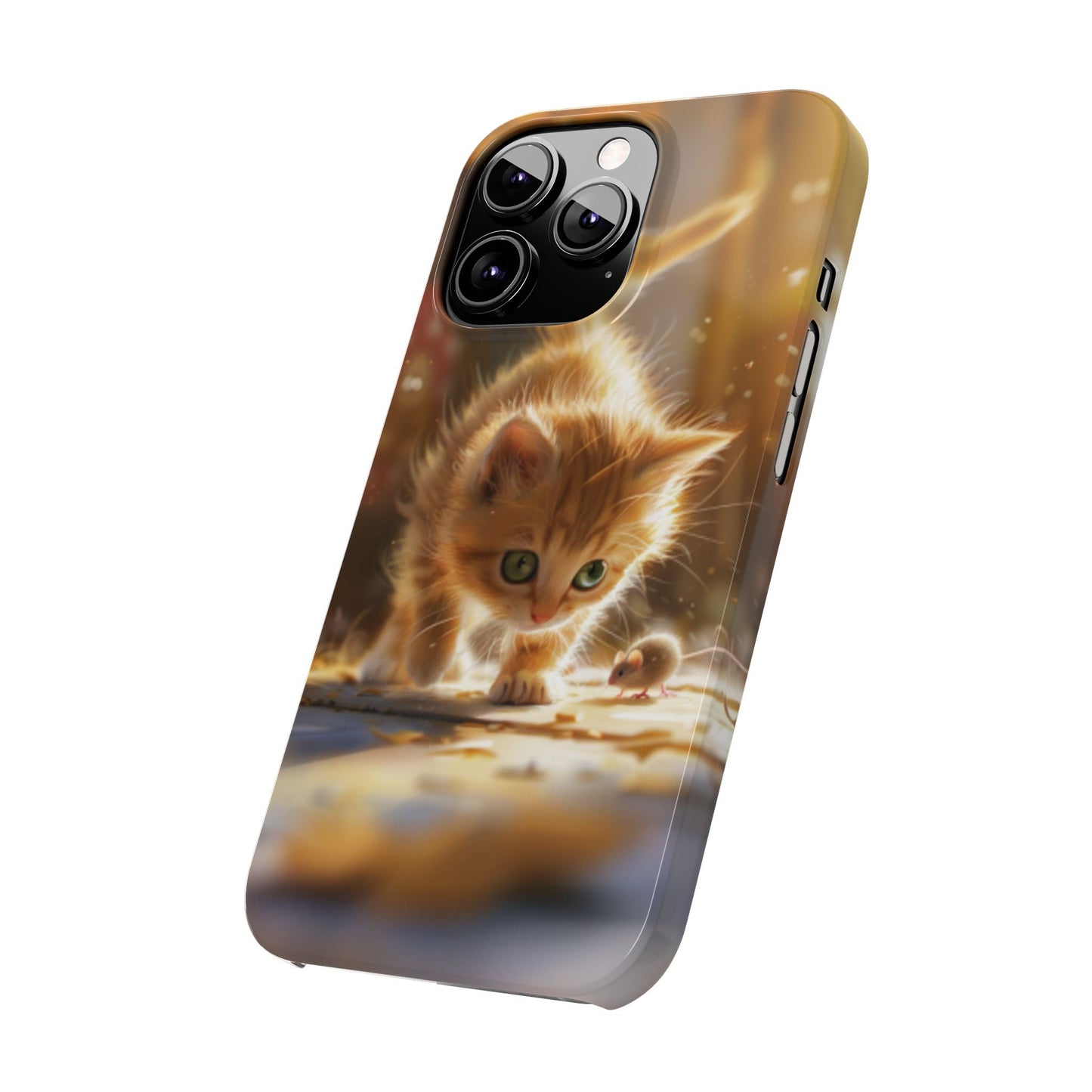 Cat & Mouse Slim iPhone Case - Ruppy's Creations