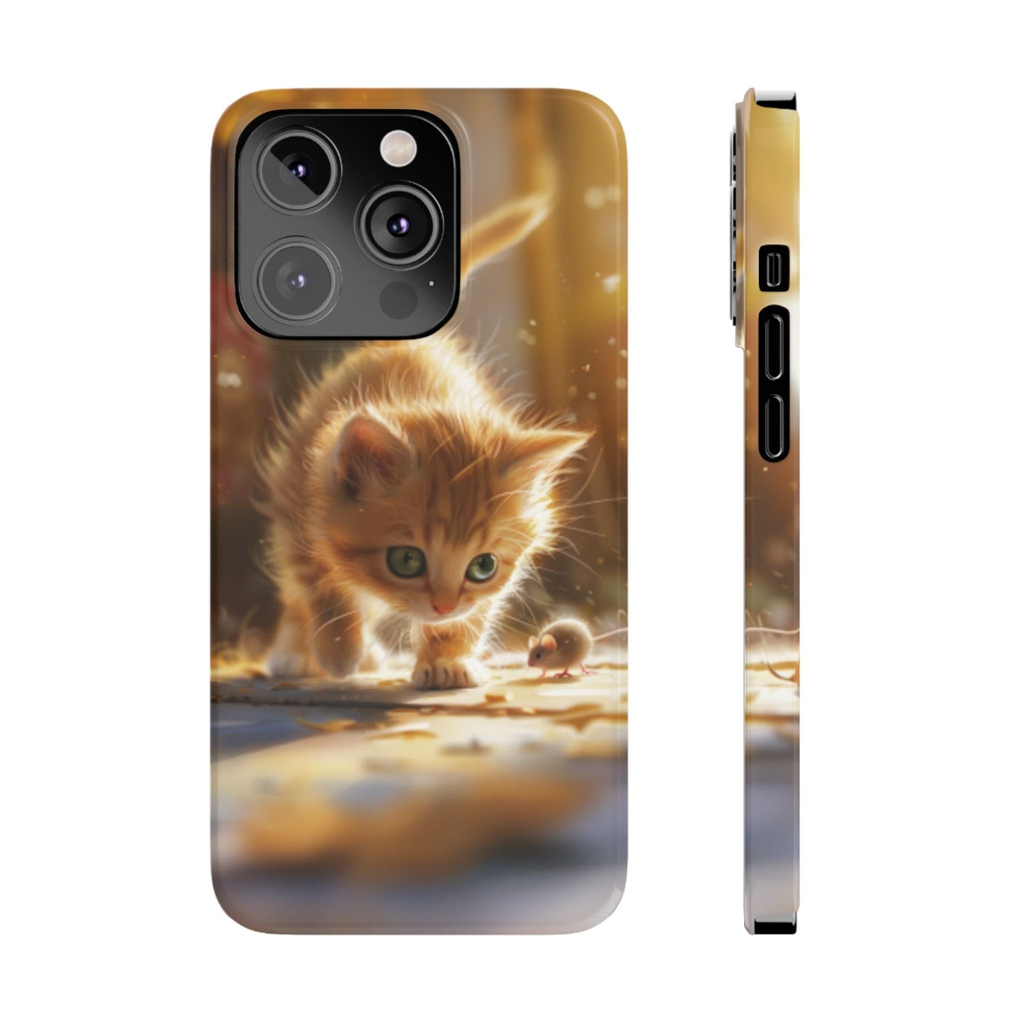 Cat & Mouse Slim iPhone Case - Ruppy's Creations