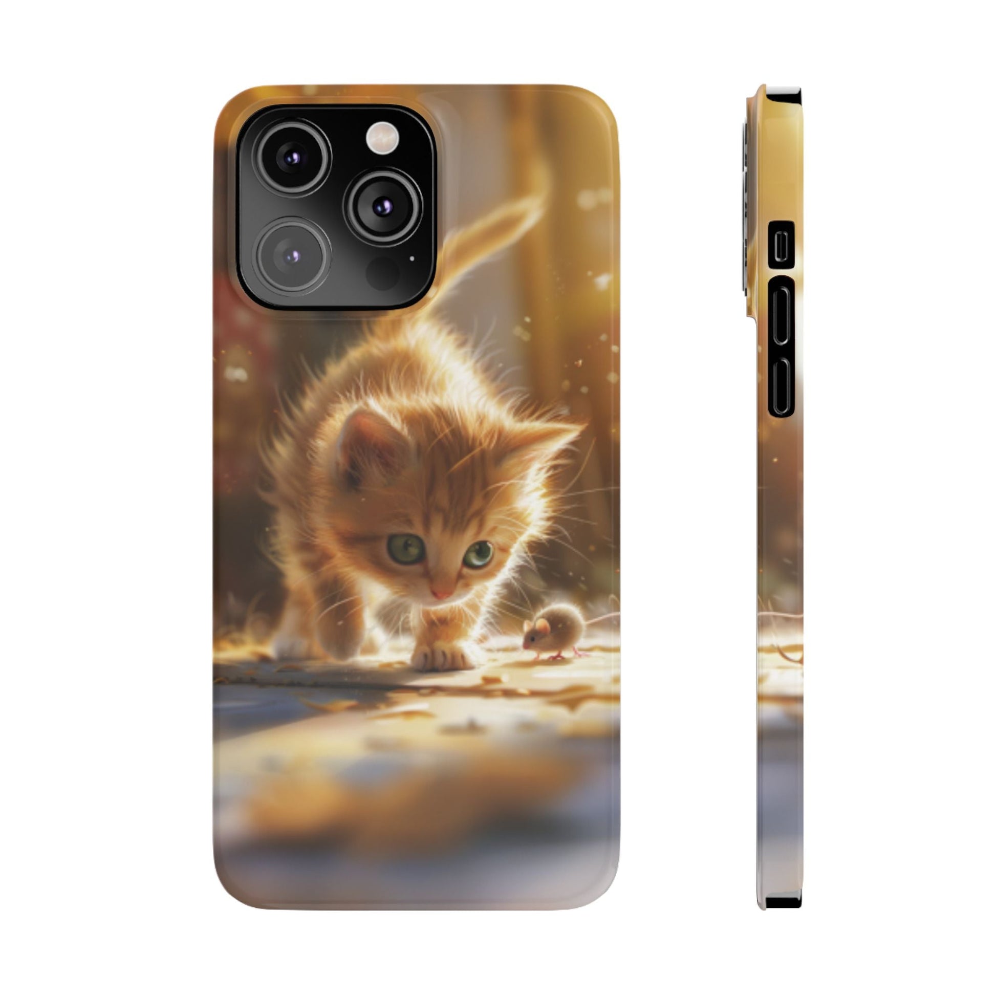 Cat & Mouse Slim iPhone Case - Ruppy's Creations