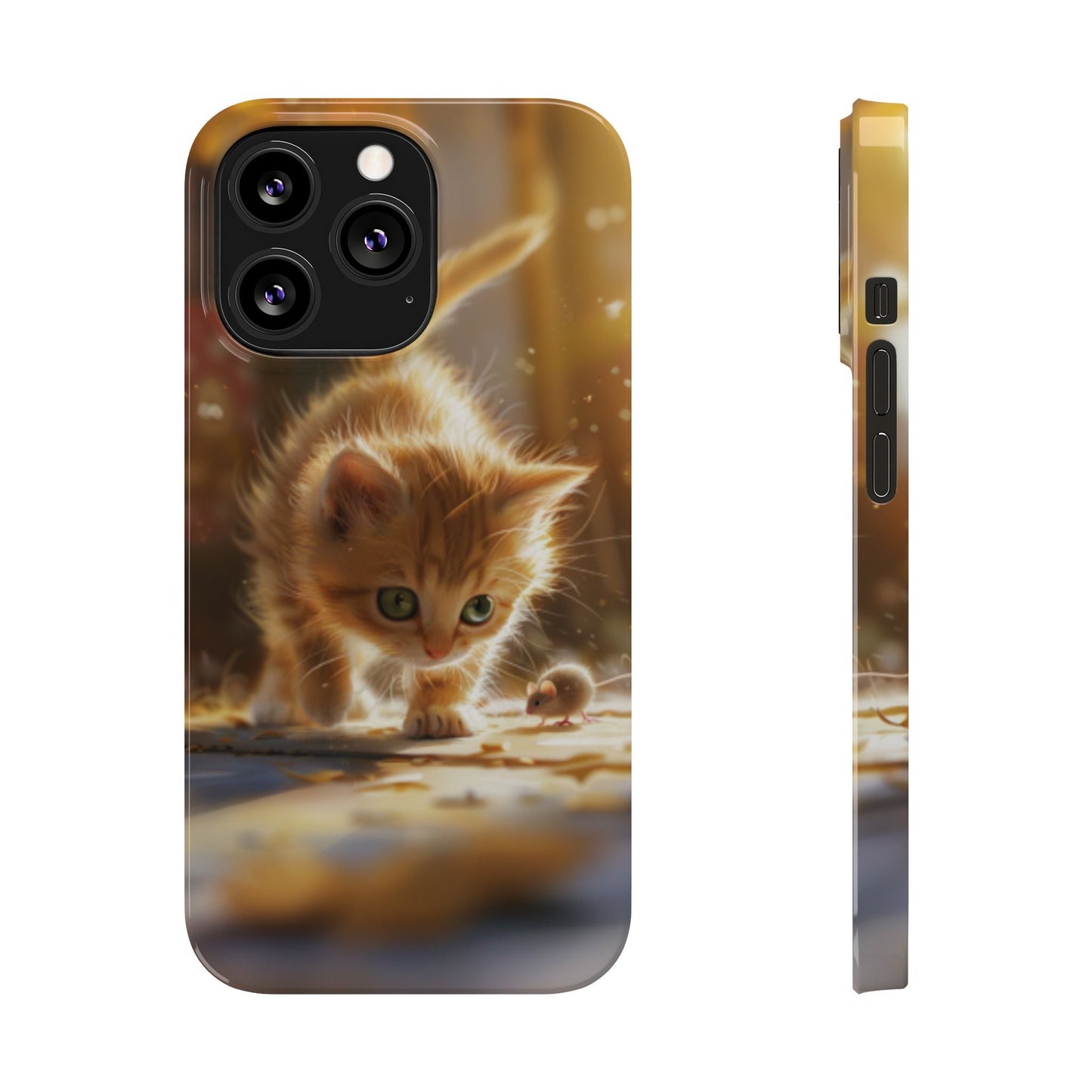 Cat & Mouse Slim iPhone Case - Ruppy's Creations