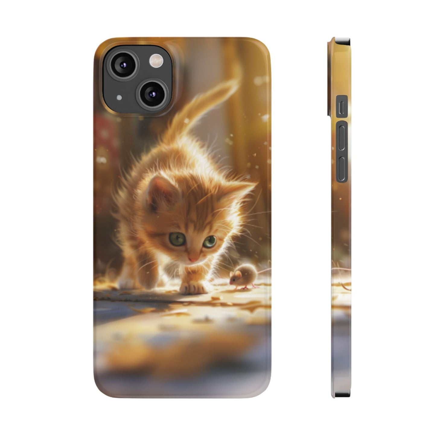 Cat & Mouse Slim iPhone Case - Ruppy's Creations