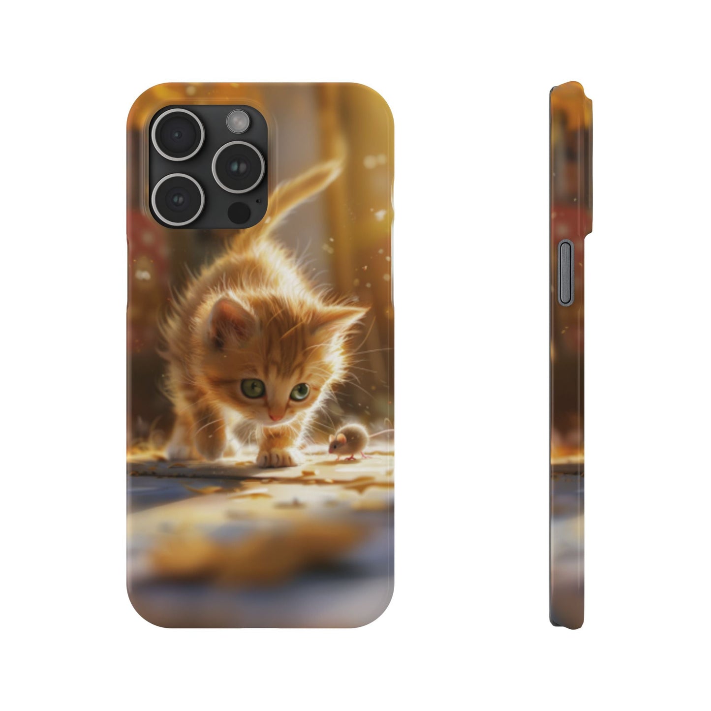 Cat & Mouse Slim iPhone Case - Ruppy's Creations