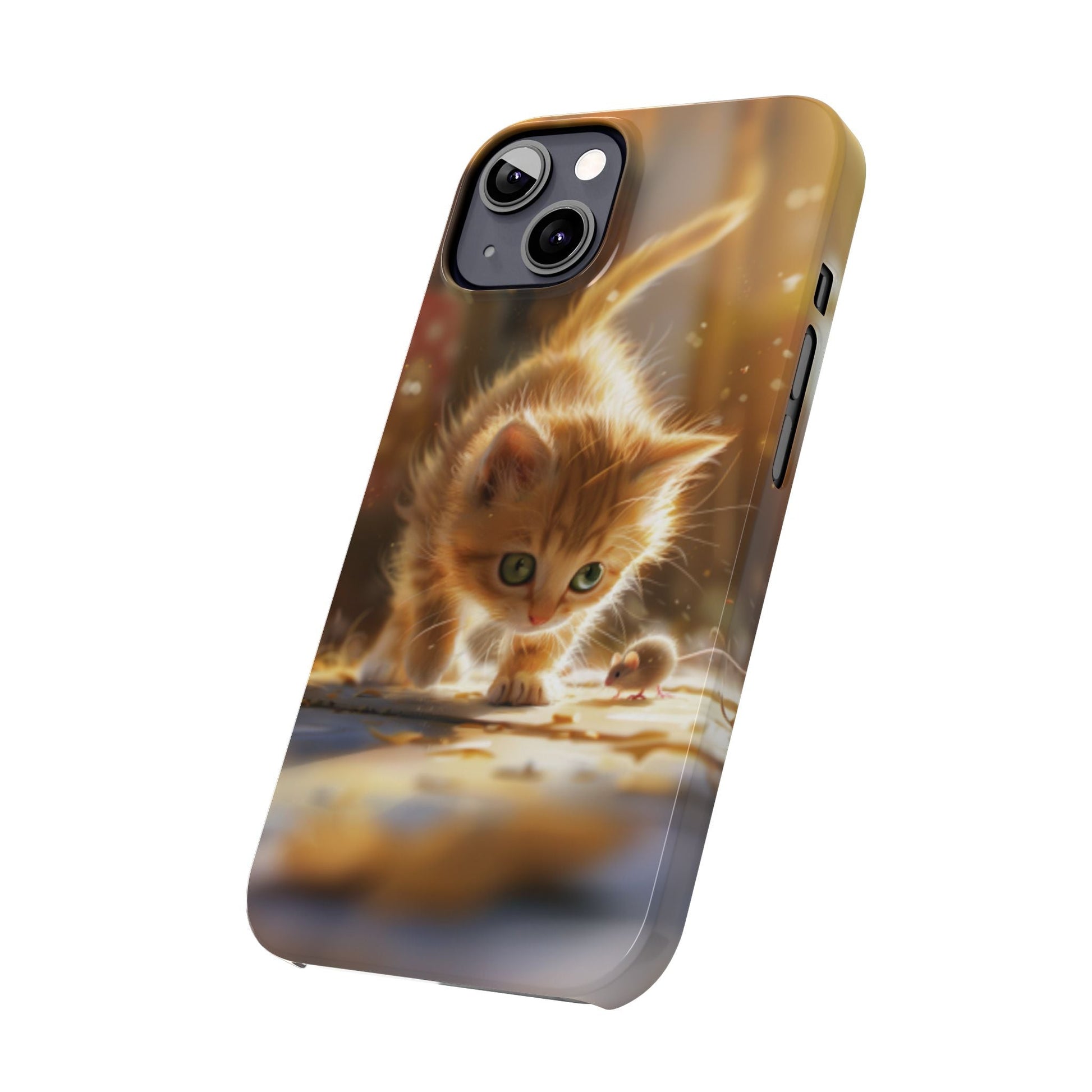 Cat & Mouse Slim iPhone Case - Ruppy's Creations