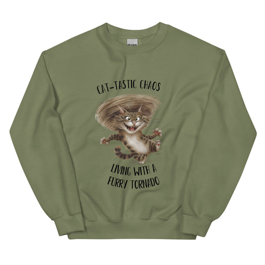 Cat - Tastic Chaos Unisex Sweatshirt - Ruppy's Creations