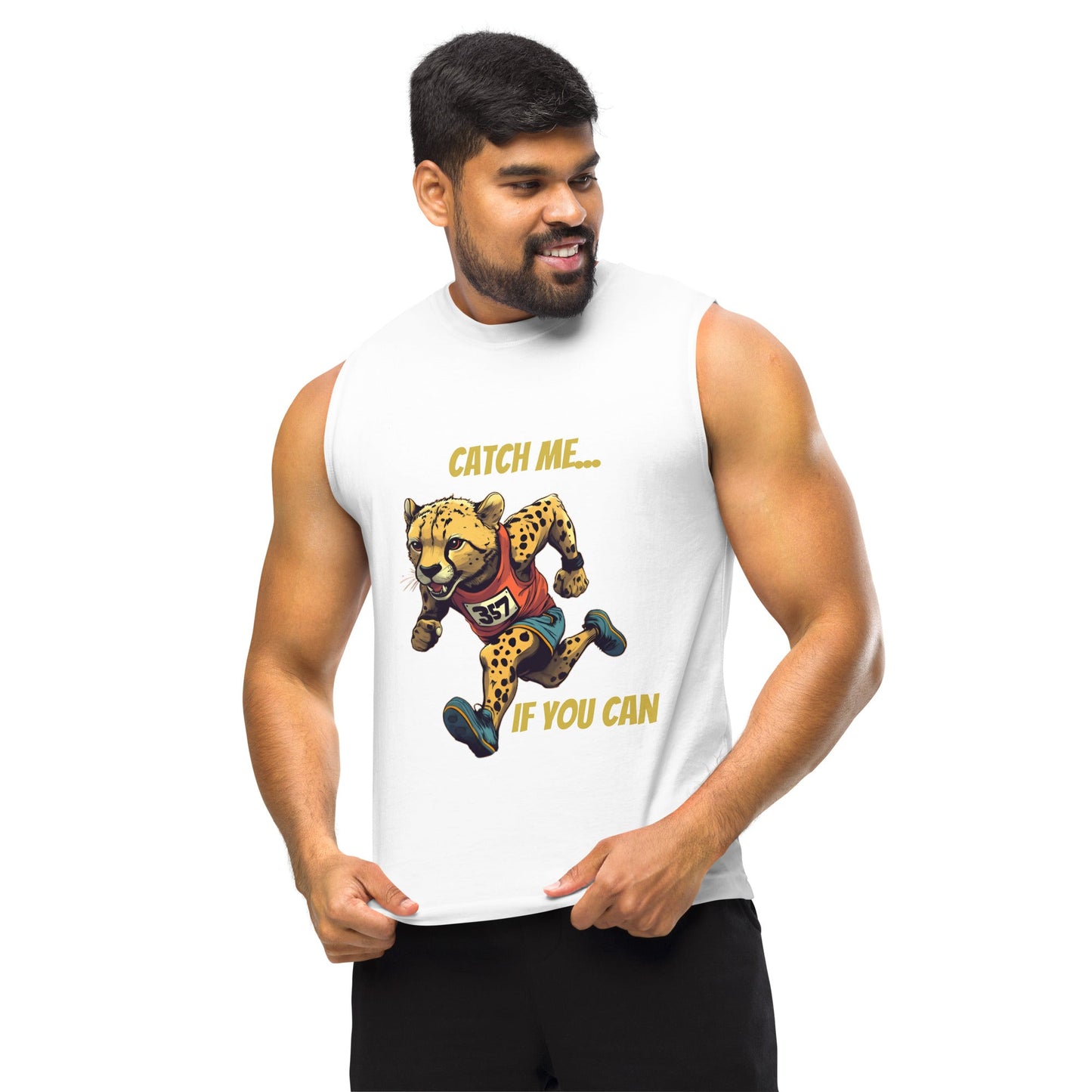 Catch Me Muscle Shirt - Ruppy's Creations