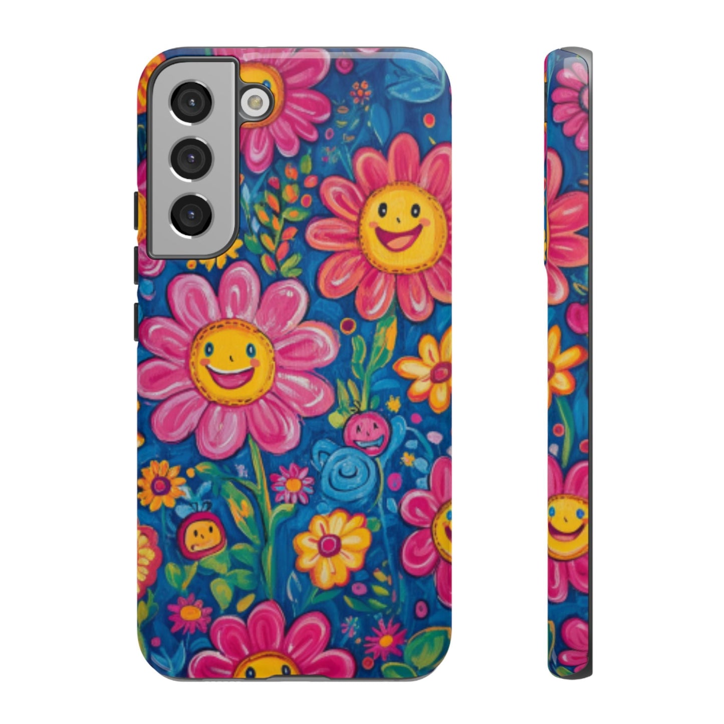 Cheerful Floral Tough Cell Phone Case - Ruppy's Creations