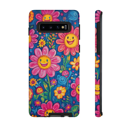 Cheerful Floral Tough Cell Phone Case - Ruppy's Creations