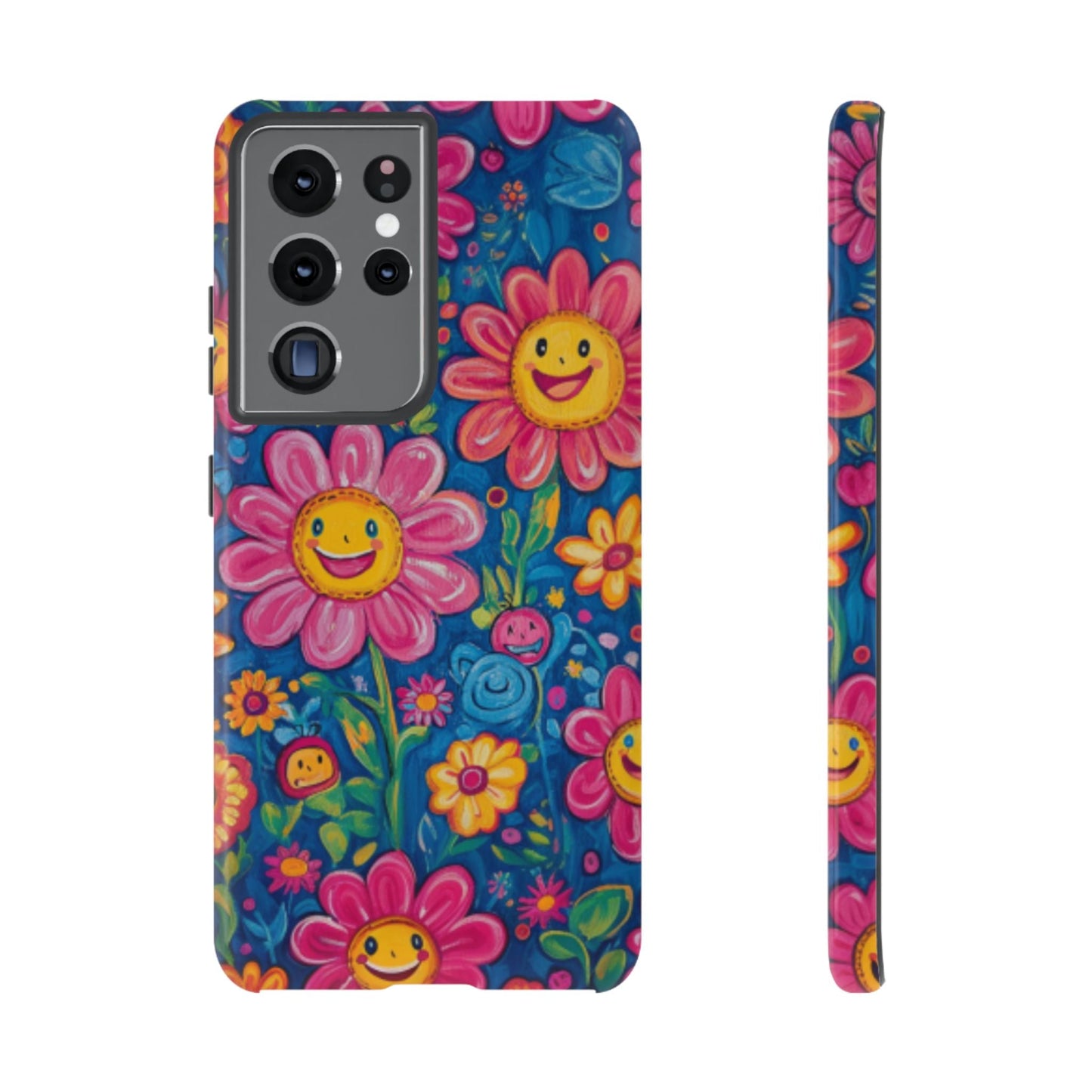 Cheerful Floral Tough Cell Phone Case - Ruppy's Creations