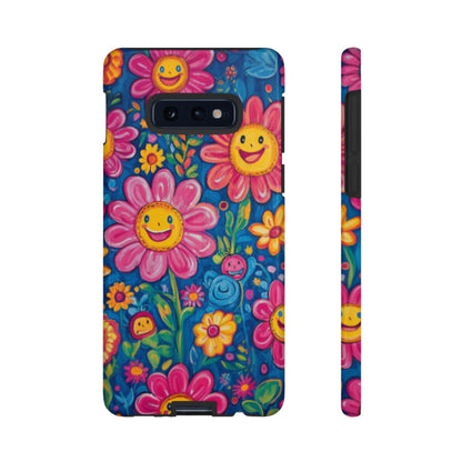 Cheerful Floral Tough Cell Phone Case - Ruppy's Creations