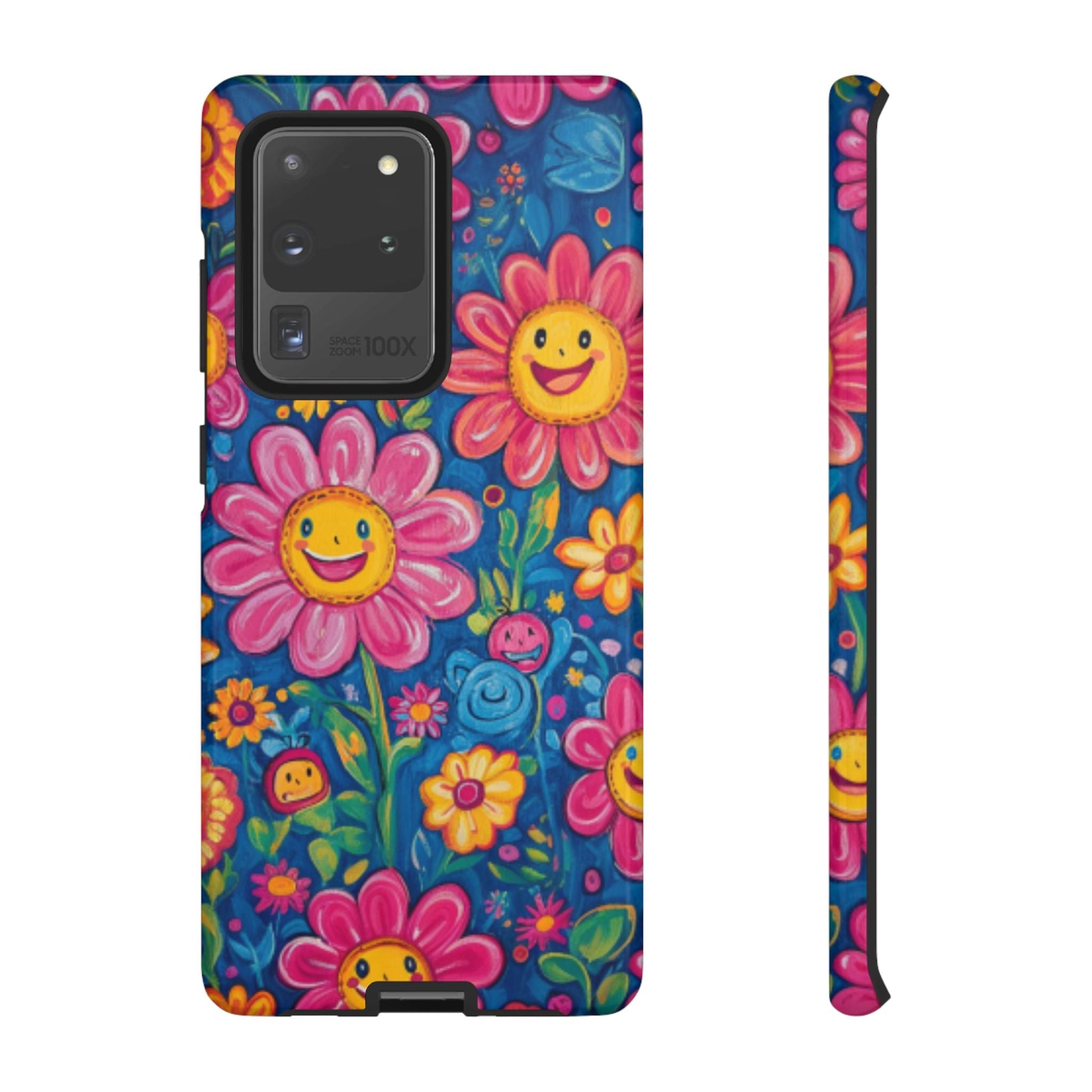 Cheerful Floral Tough Cell Phone Case - Ruppy's Creations