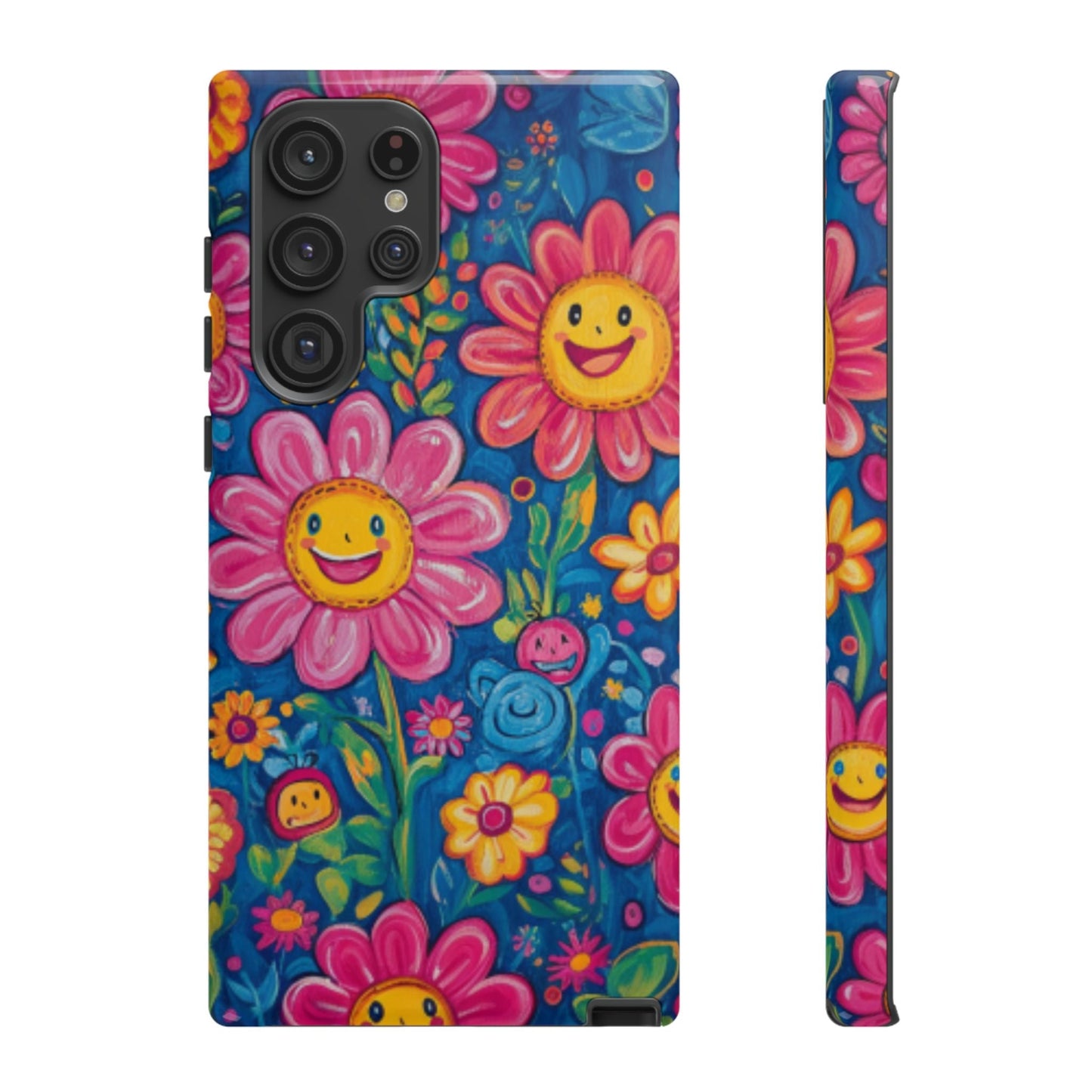 Cheerful Floral Tough Cell Phone Case - Ruppy's Creations