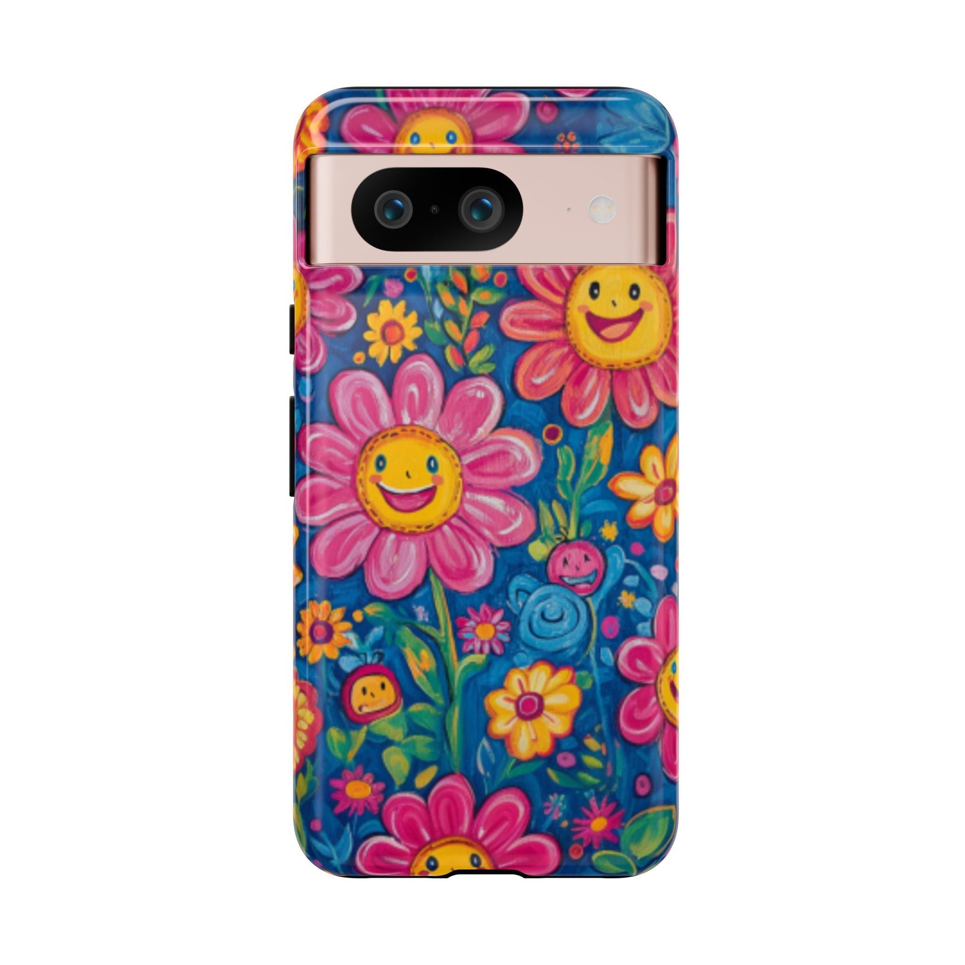 Cheerful Floral Tough Cell Phone Case - Ruppy's Creations