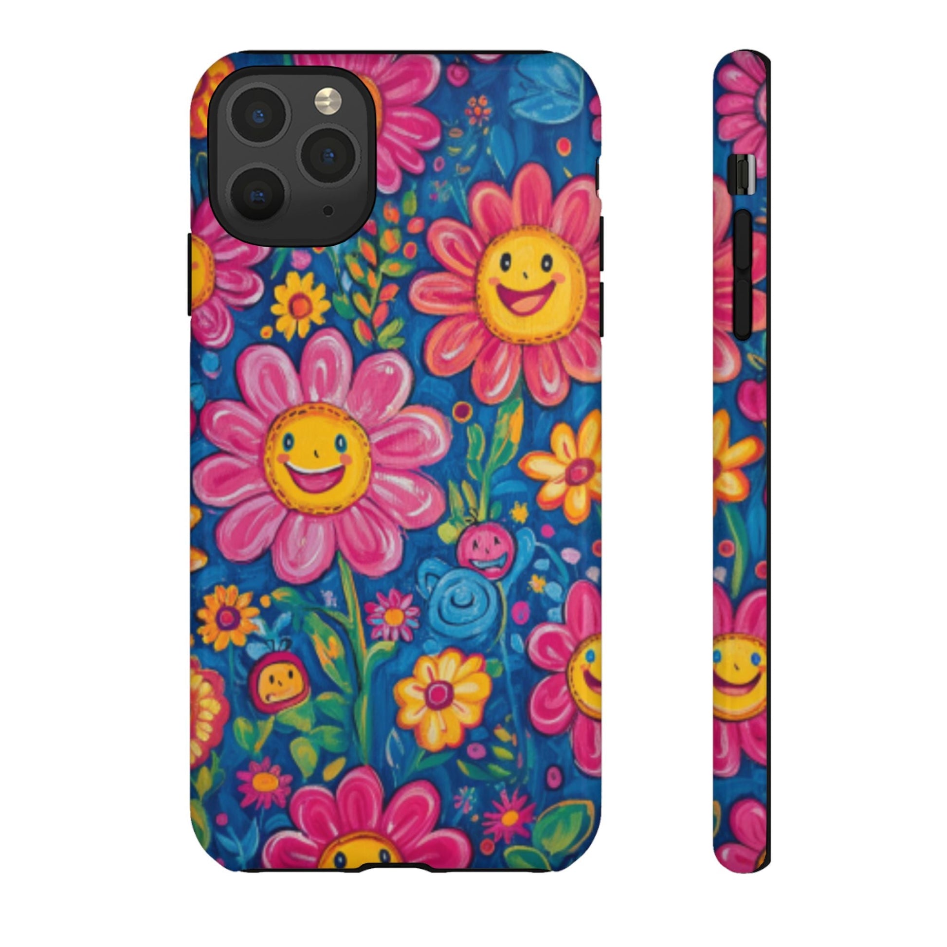 Cheerful Floral Tough Cell Phone Case - Ruppy's Creations