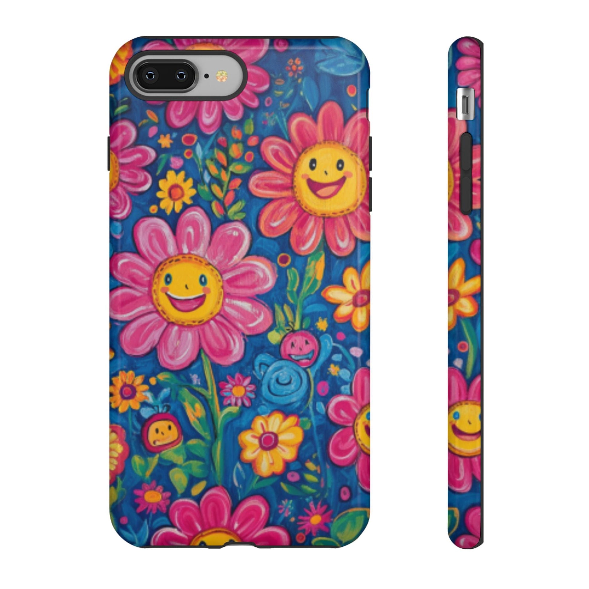 Cheerful Floral Tough Cell Phone Case - Ruppy's Creations