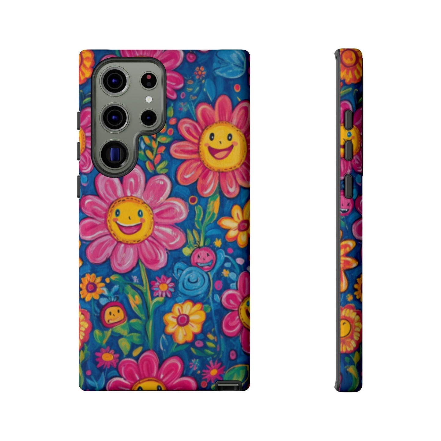 Cheerful Floral Tough Cell Phone Case - Ruppy's Creations