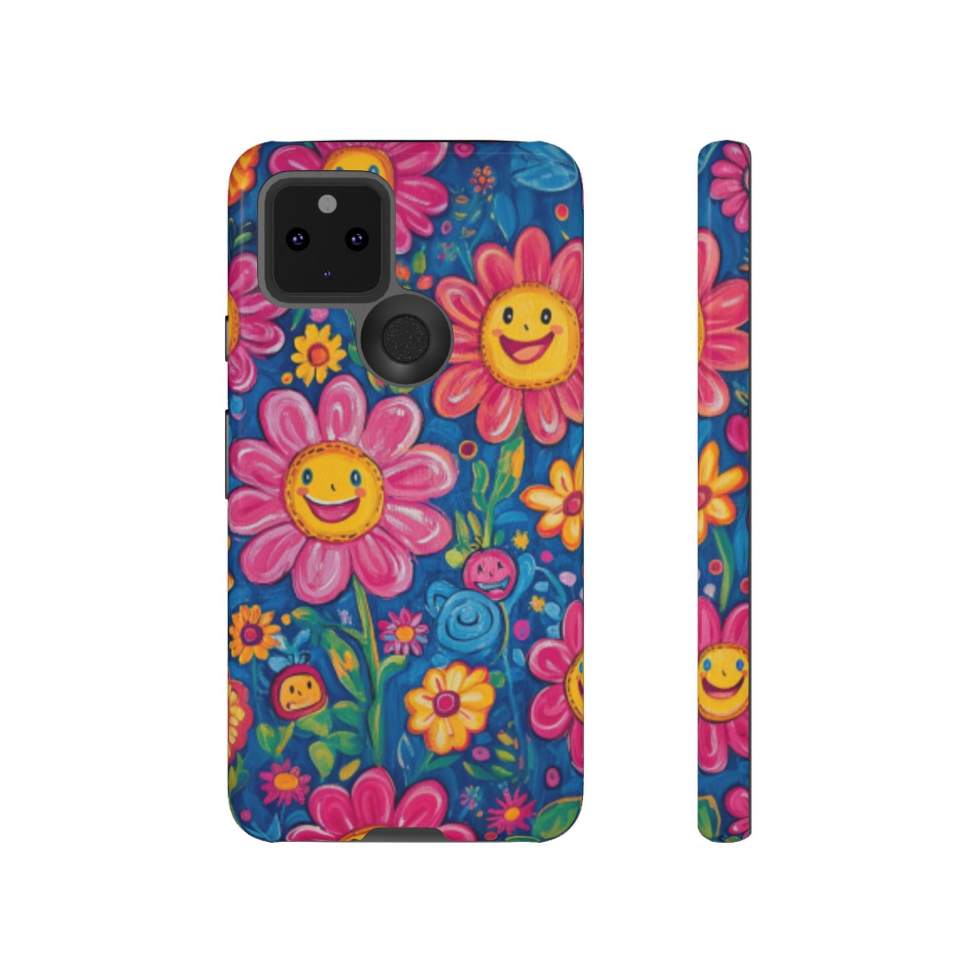 Cheerful Floral Tough Cell Phone Case - Ruppy's Creations