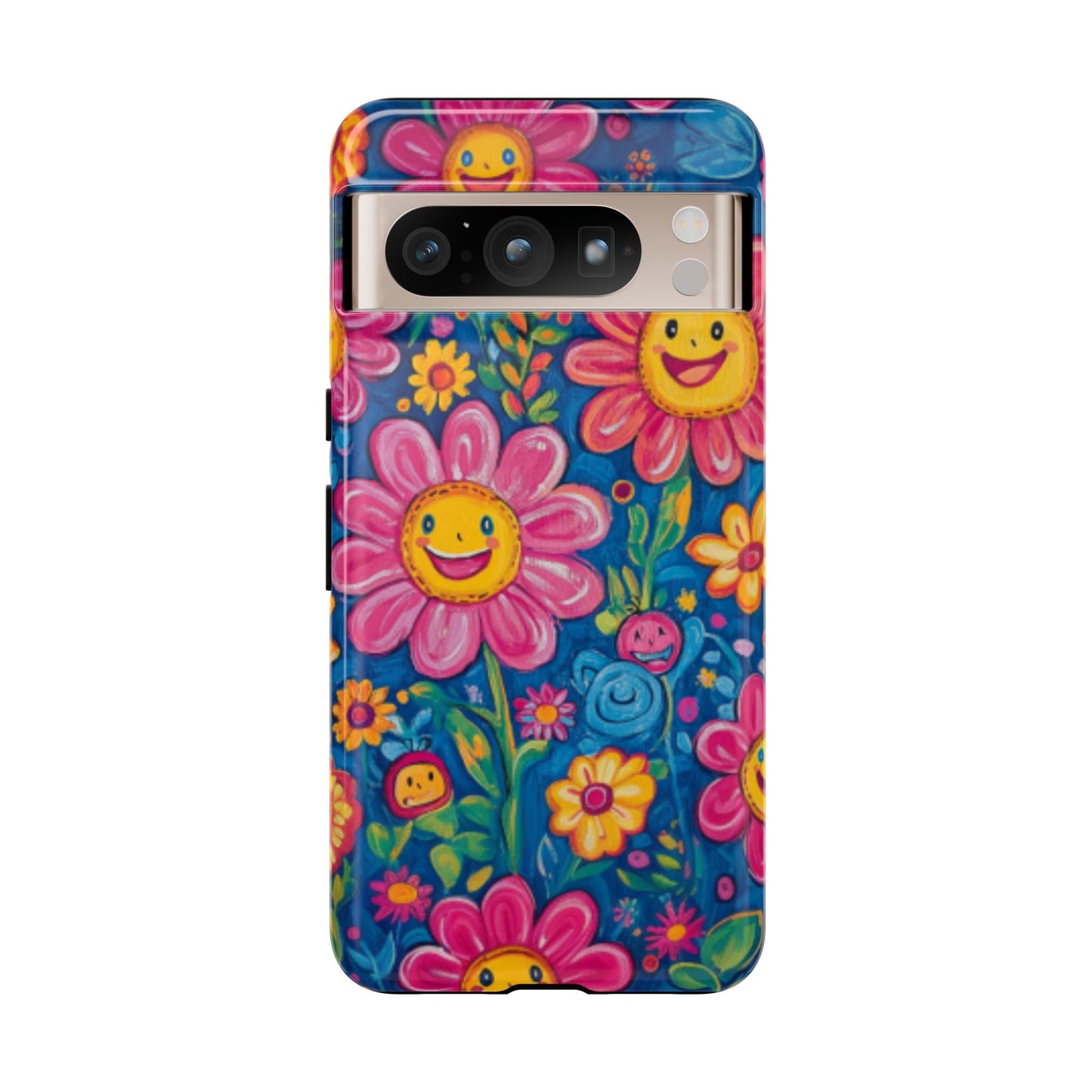 Cheerful Floral Tough Cell Phone Case - Ruppy's Creations