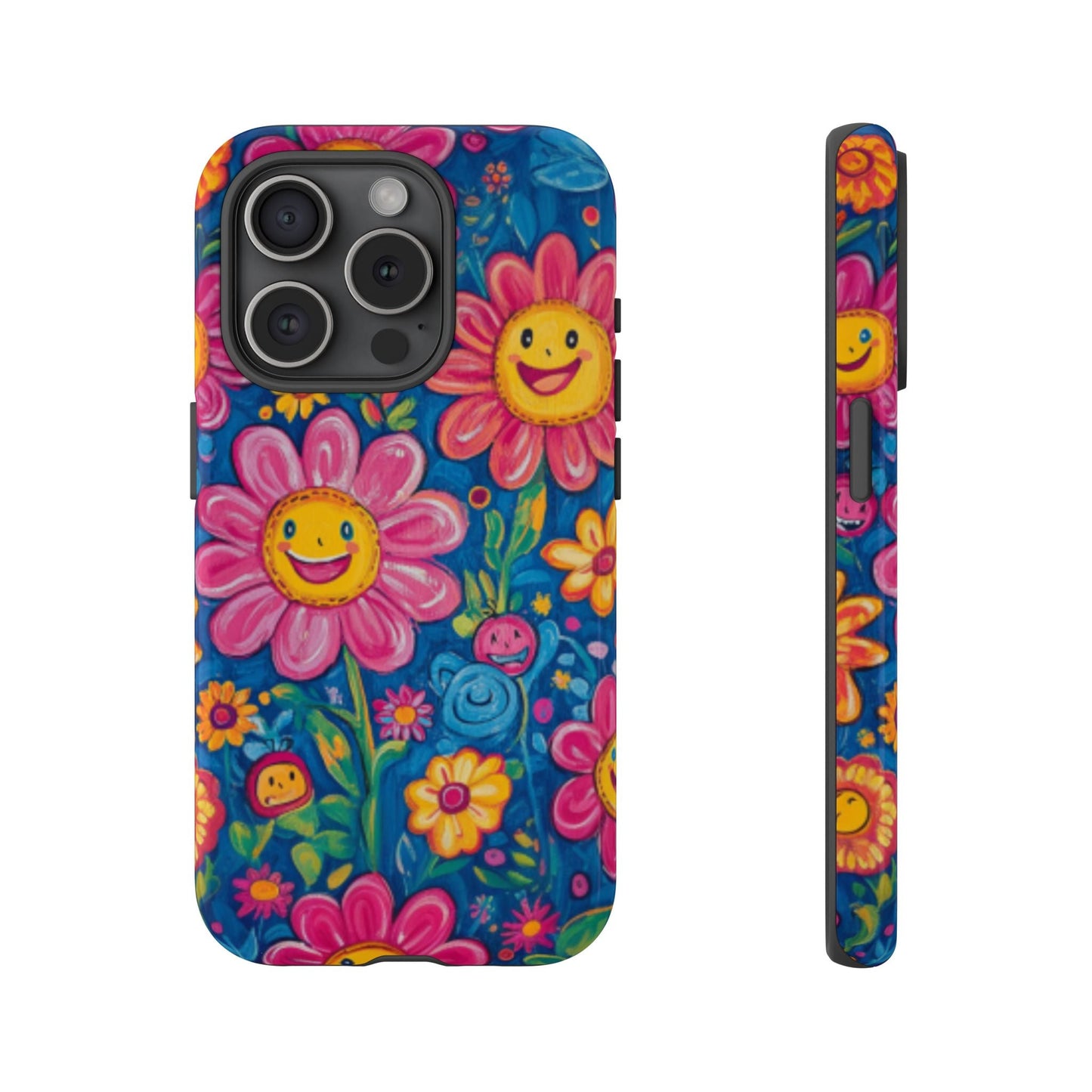 Cheerful Floral Tough Cell Phone Case - Ruppy's Creations