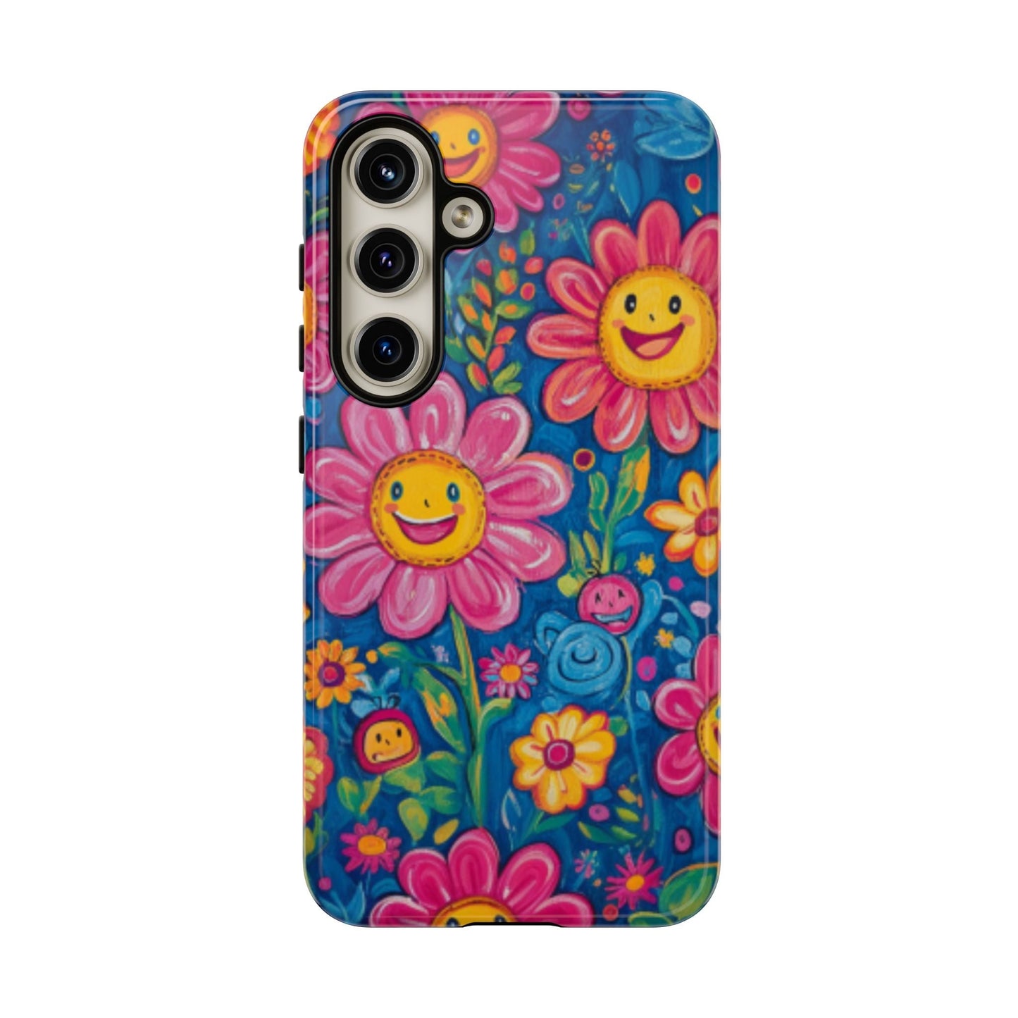 Cheerful Floral Tough Cell Phone Case - Ruppy's Creations