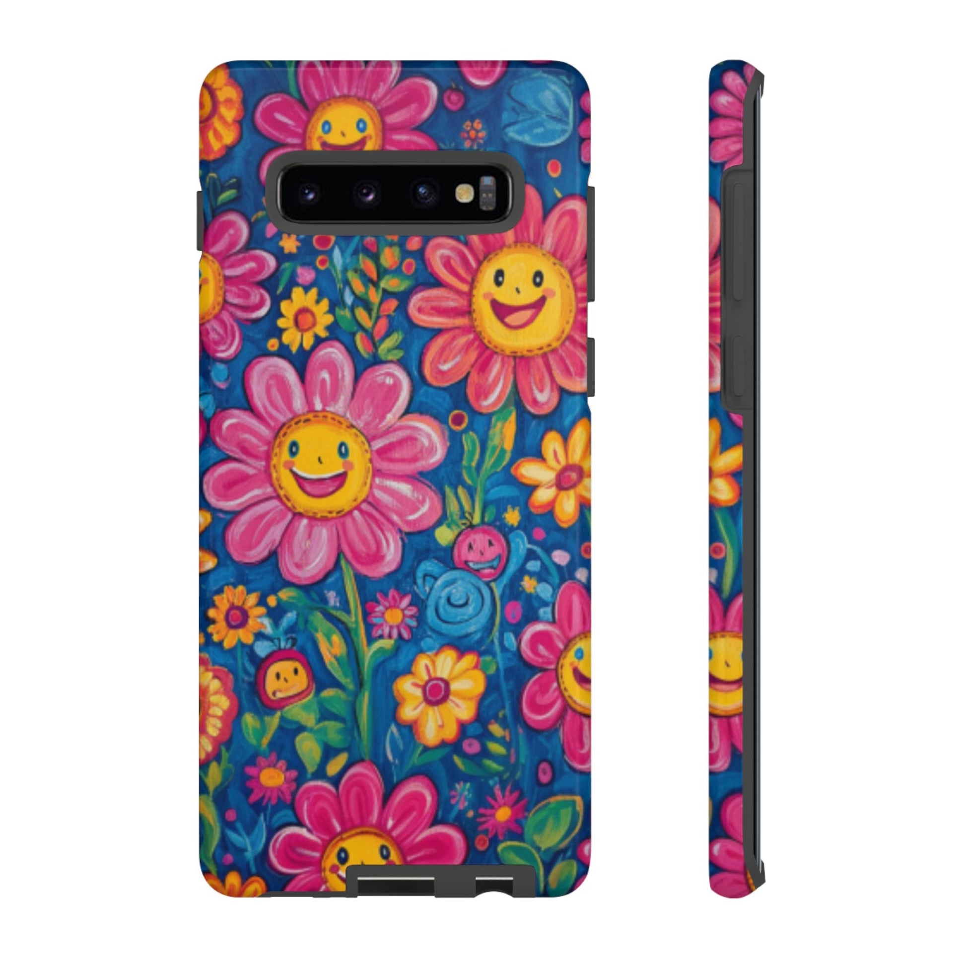 Cheerful Floral Tough Cell Phone Case - Ruppy's Creations