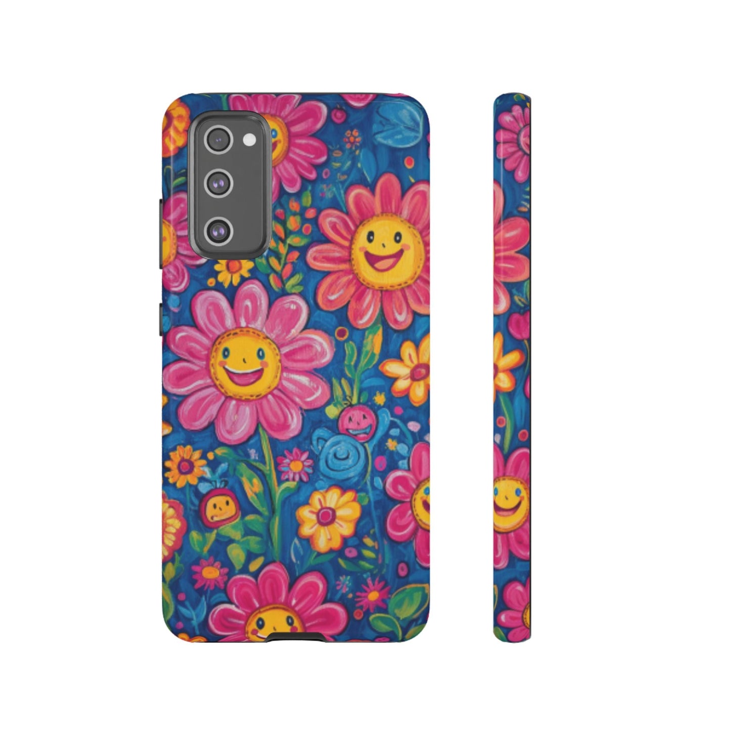 Cheerful Floral Tough Cell Phone Case - Ruppy's Creations