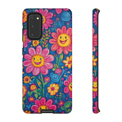 Cheerful Floral Tough Cell Phone Case - Ruppy's Creations