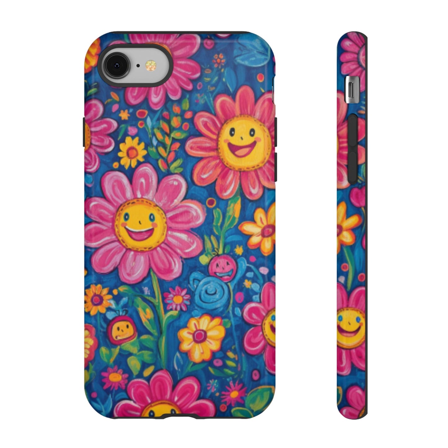 Cheerful Floral Tough Cell Phone Case - Ruppy's Creations