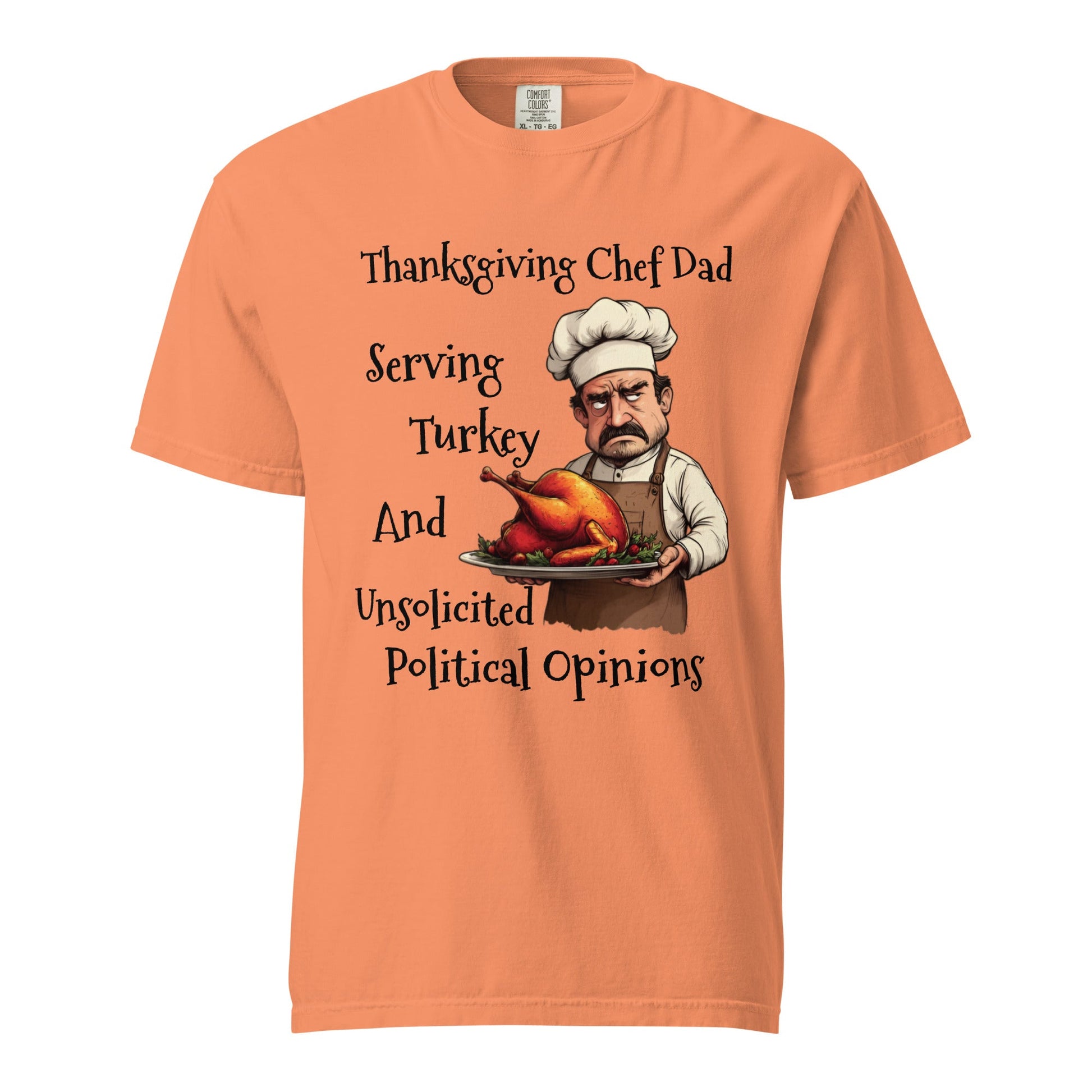 Chef Dad Thanksgiving Heavyweight Tee - Ruppy's Creations