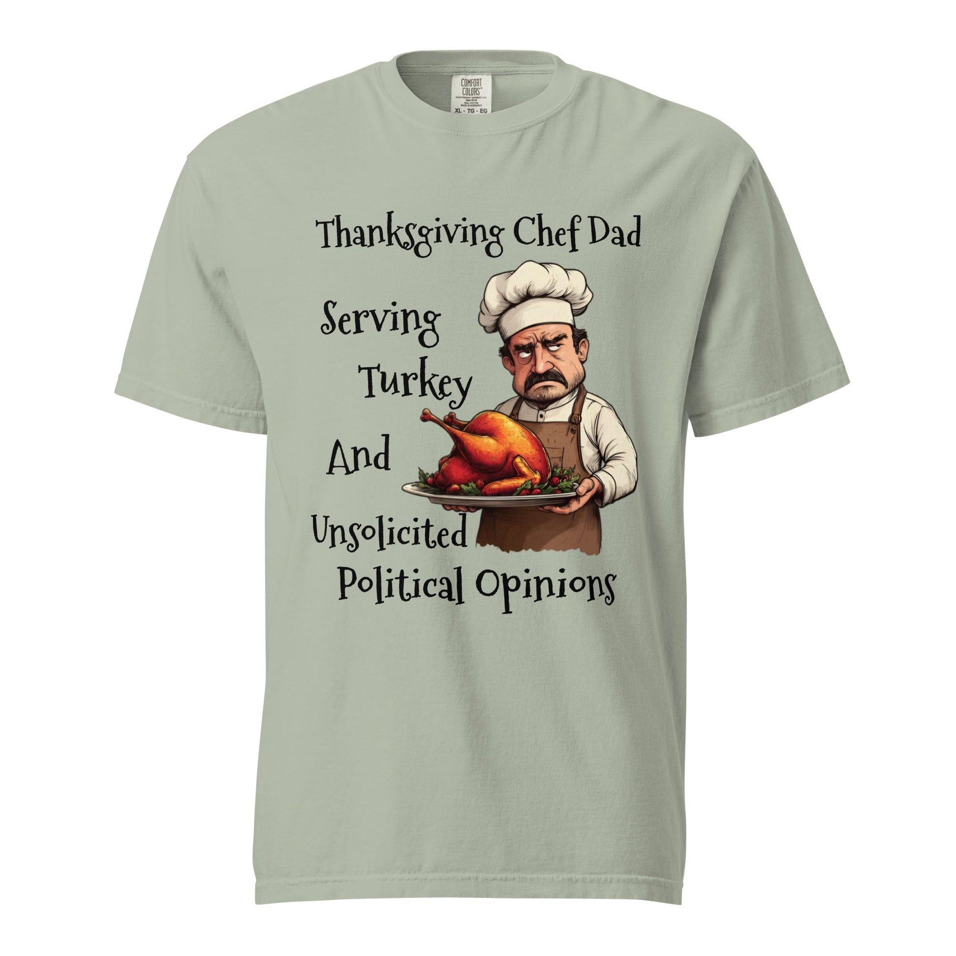 Chef Dad Thanksgiving Heavyweight Tee - Ruppy's Creations