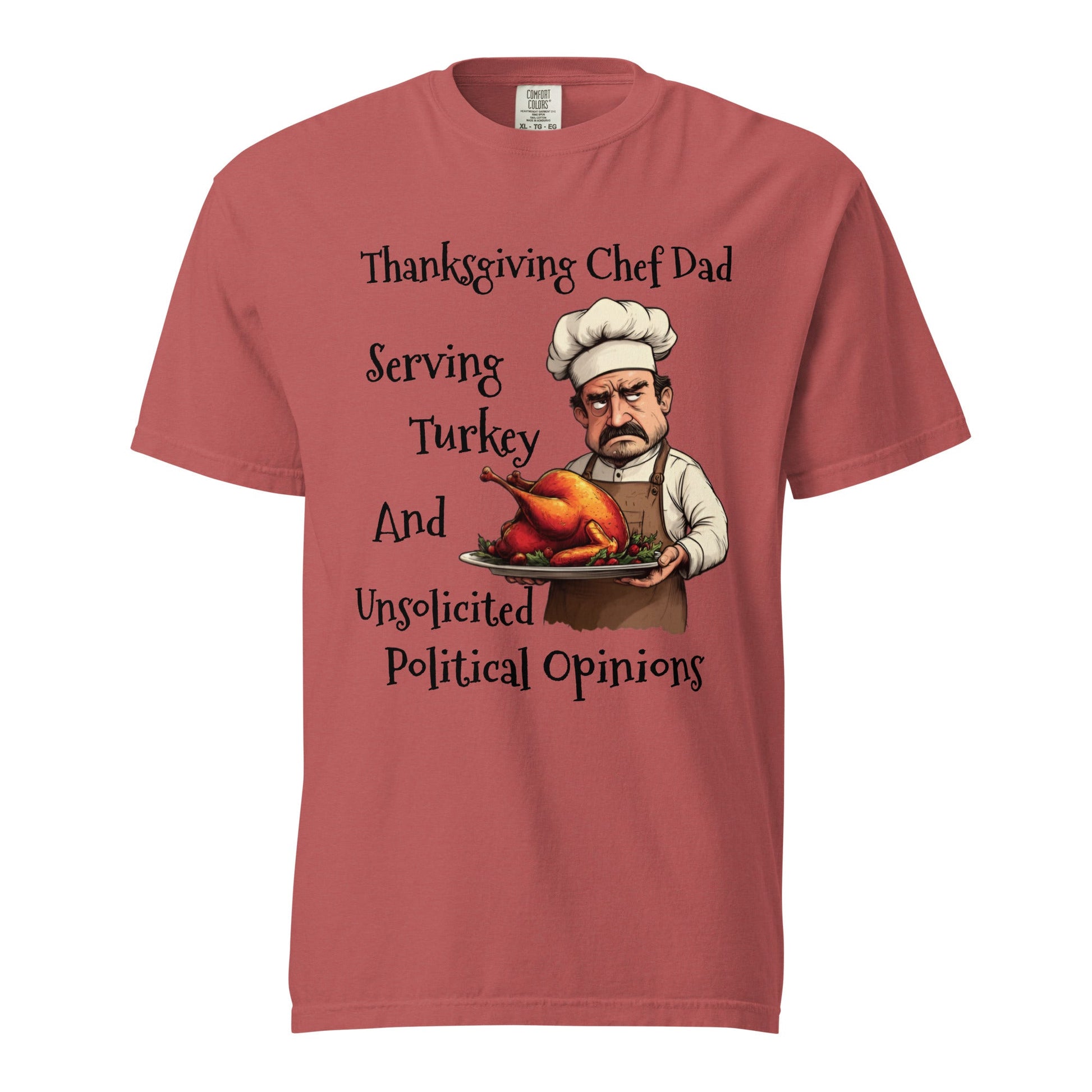 Chef Dad Thanksgiving Heavyweight Tee - Ruppy's Creations