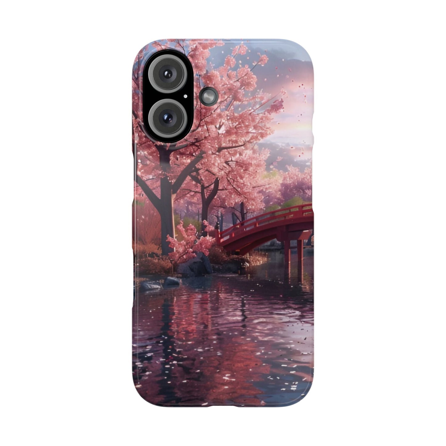 Cherry Blossom Garden Slim iPhone Case - Ruppy's Creations