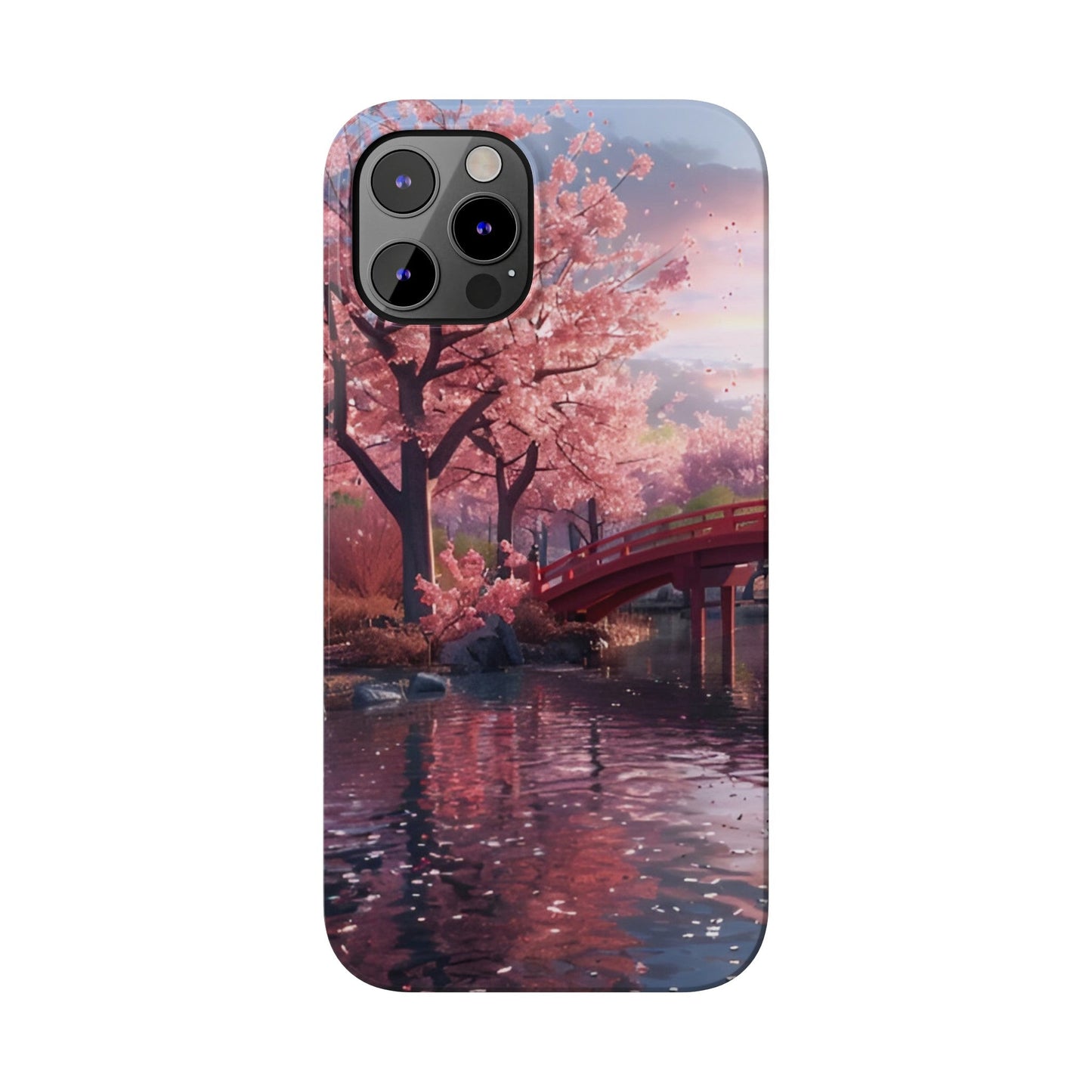 Cherry Blossom Garden Slim iPhone Case - Ruppy's Creations