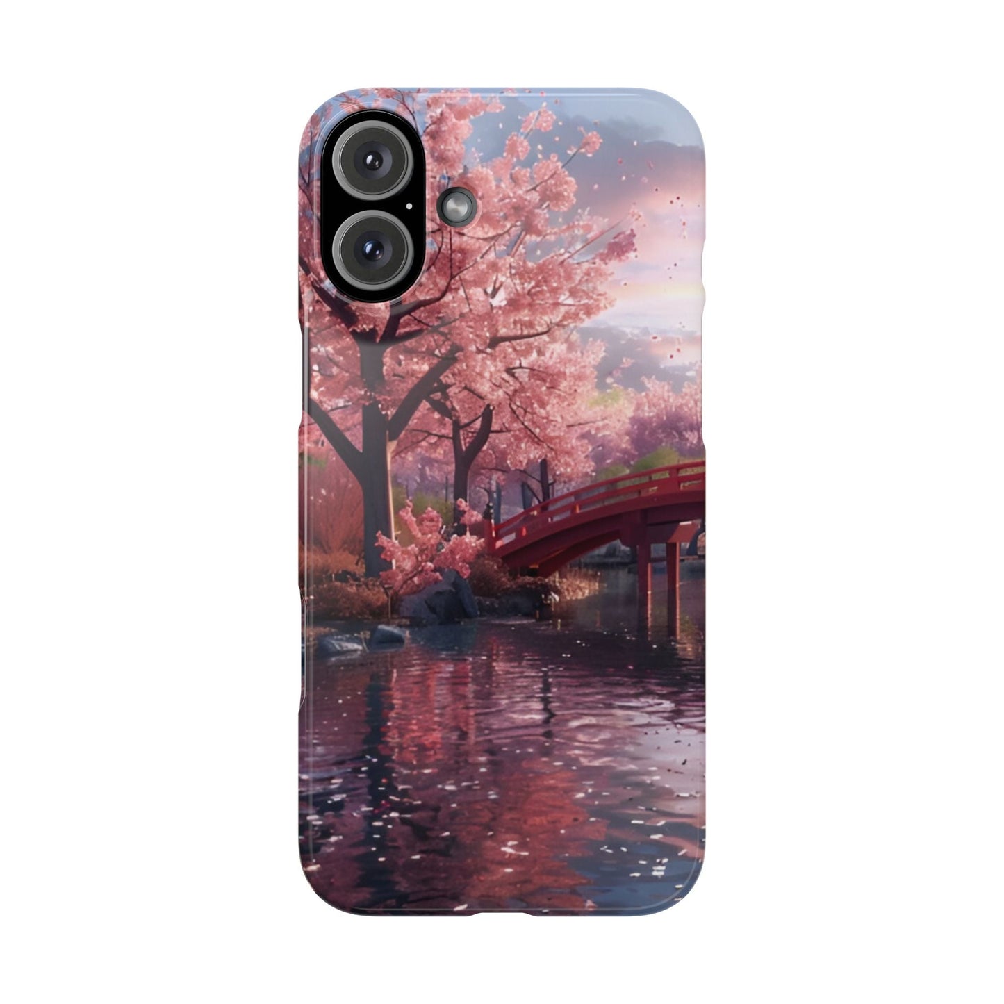 Cherry Blossom Garden Slim iPhone Case - Ruppy's Creations