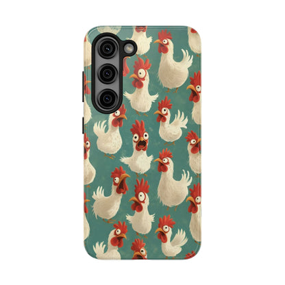 Chicken Frenzy Tough Phone Case For iphone & Samsung Galaxy - Ruppy's Creations