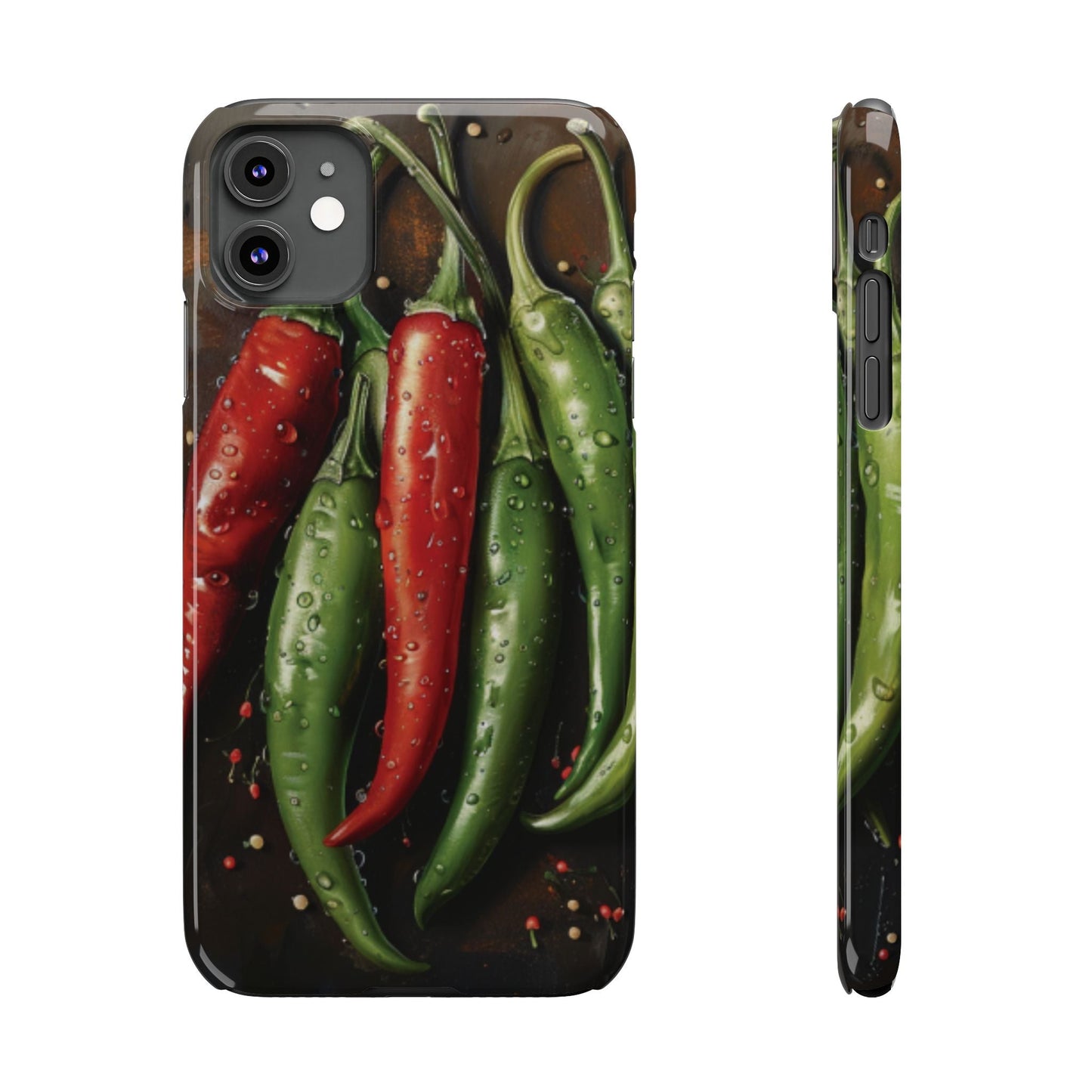 Chili Peppers Slim iPhone Case - Ruppy's Creations