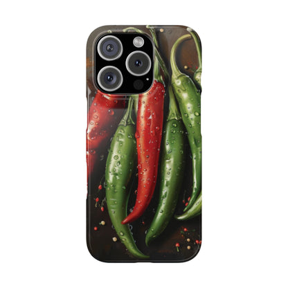 Chili Peppers Slim iPhone Case - Ruppy's Creations