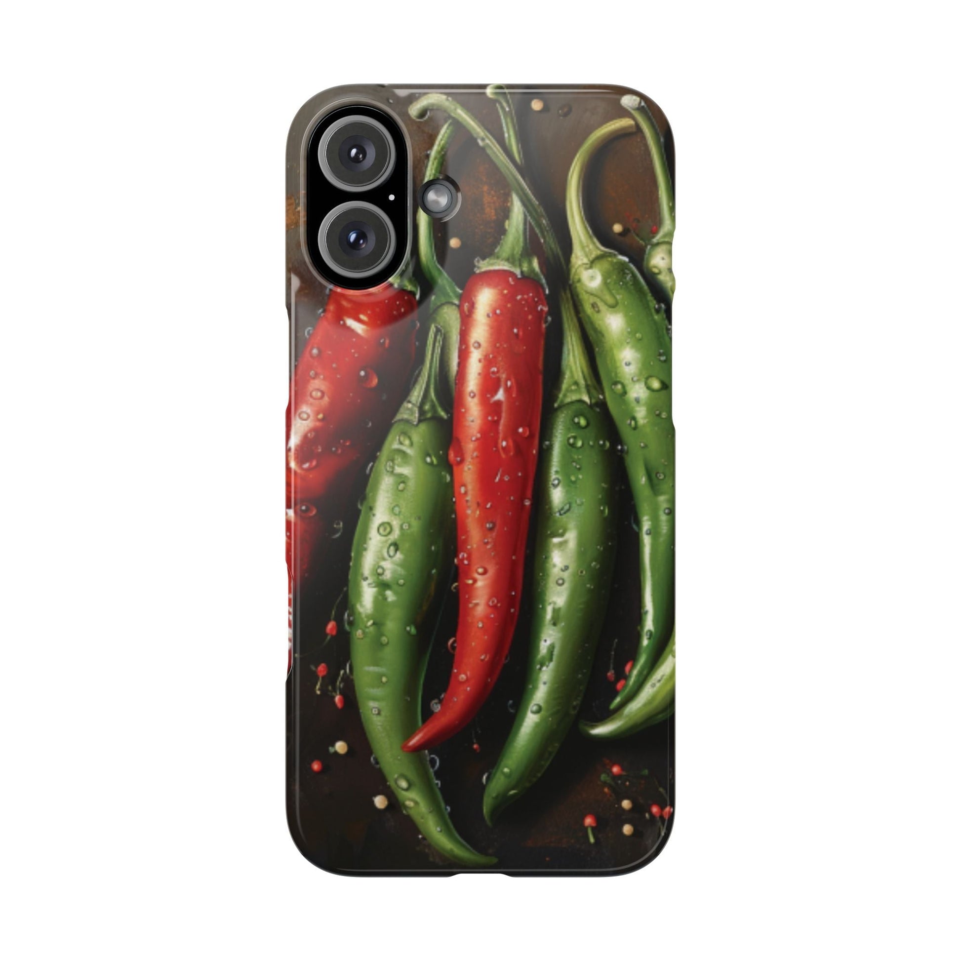 Chili Peppers Slim iPhone Case - Ruppy's Creations