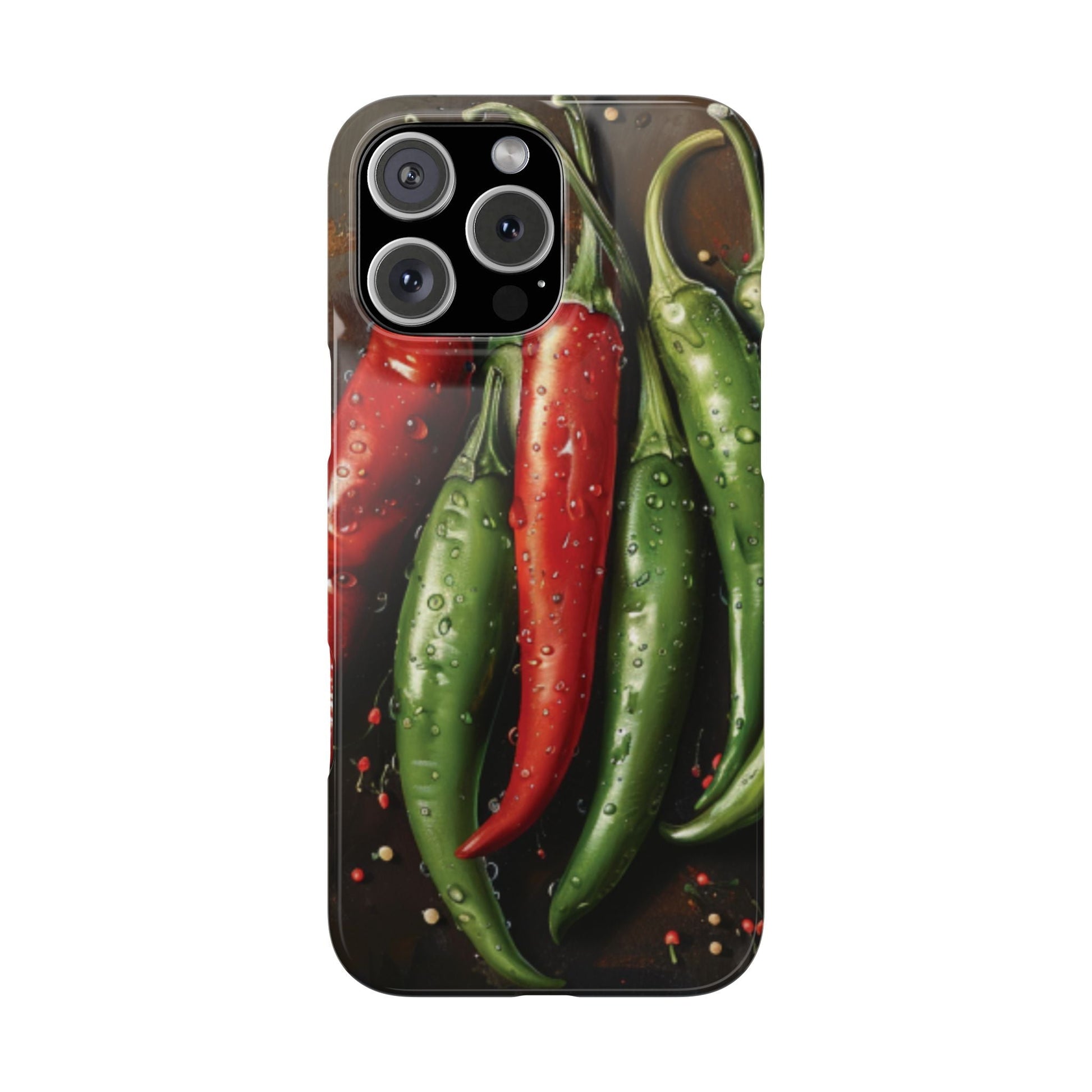 Chili Peppers Slim iPhone Case - Ruppy's Creations