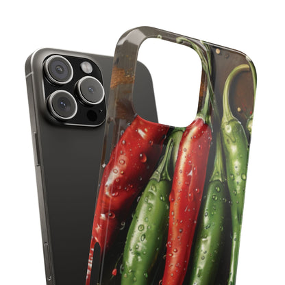 Chili Peppers Slim iPhone Case - Ruppy's Creations