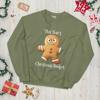 Christmas Budget Unisex Sweatshirt - Ruppy's Creations