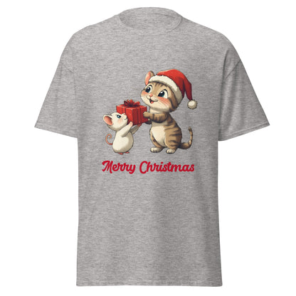 Christmas Cat & Mouse Classic T-shirt - Ruppy's Creations