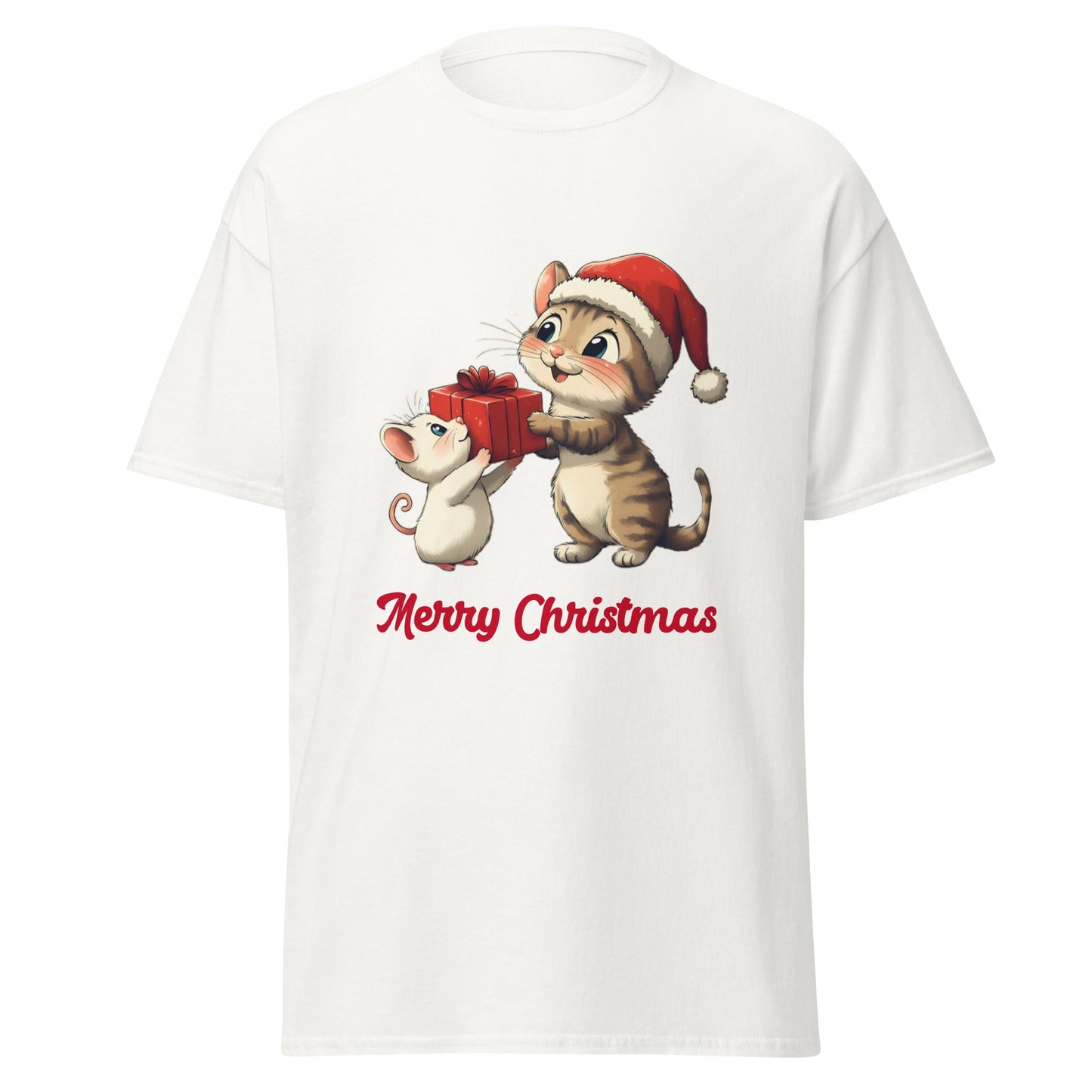 Christmas Cat & Mouse Classic T-shirt - Ruppy's Creations